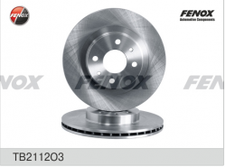 Гальмівний диск ВАЗ 2112 R14 вентильовані ТВ2112 FENOX Automotive Components