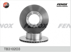 Тормозной диск ГАЗ 3302 d100 ТВ3102 FENOX Automotive Components
